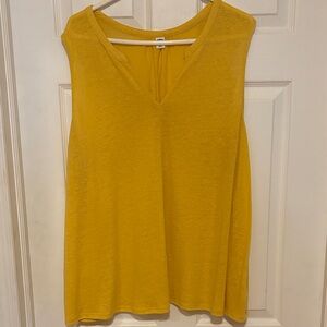 Old Navy Mustard Yellow Tank Top